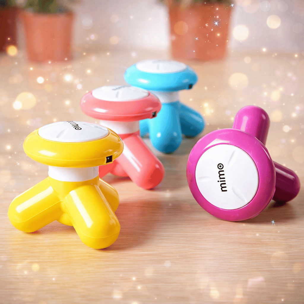 Mini Electric Body Massager for Neck Back Shoulder | USB Powered Vibration Massager Machine (Random Color)