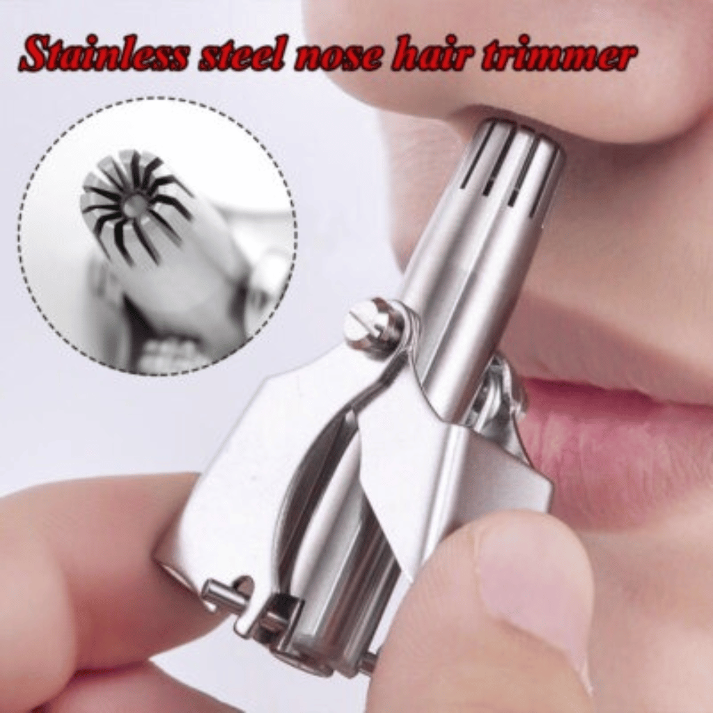 Mini Portable Stainless Steel Nose Hair Trimmer
