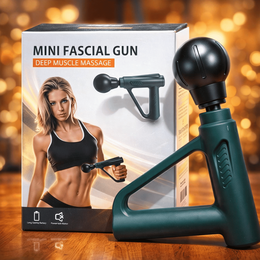 Mini Fascial Gun Deep Tissue Body Massager For Quick Muscle Relief (Random Colour)