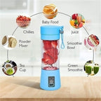 Mini Portable Juicer Blender USB Rechargeable 380ml