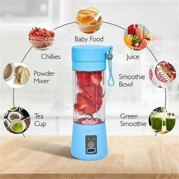 Mini Portable Juicer Blender USB Rechargeable 380ml