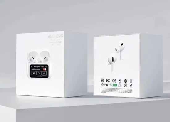 A9 Pro ANC AirPods Bluetooth 5.4 With Touch Screen