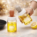 Oil Dispenser Bottle With Silicone Brush 2 In 1 Cooking Oil Tank