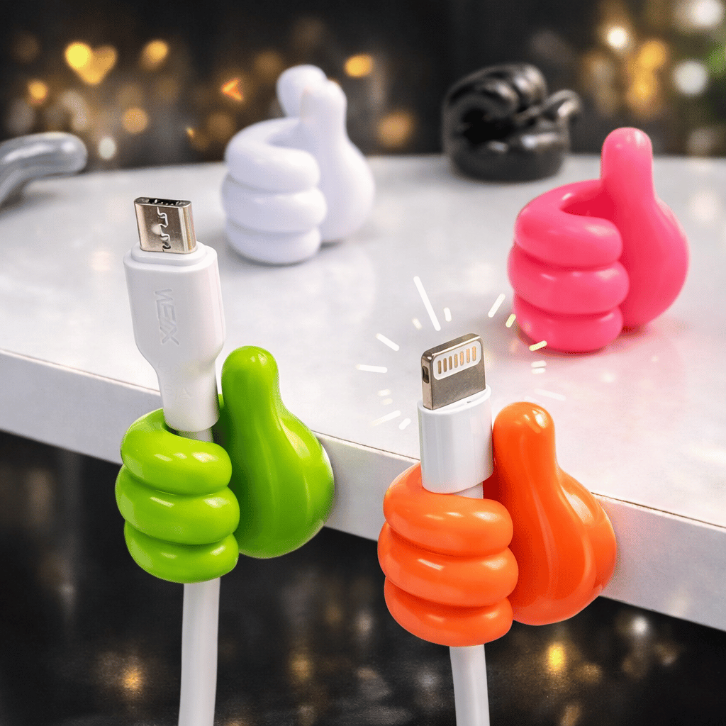 Pack Off 10 Thumb Wall Hook Wall Decoration Hook Creative Silicone Thumb (Random Color)