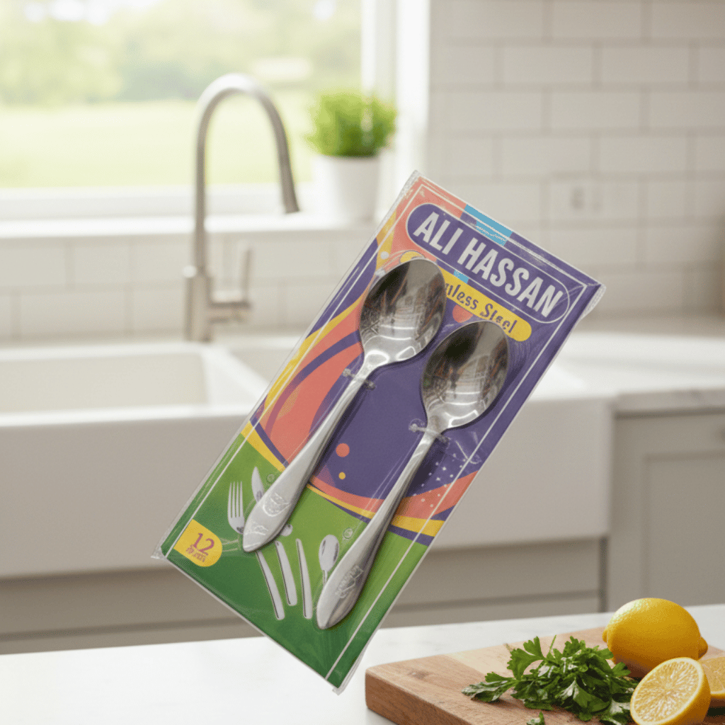 Pack of 6 Stainless Steel Dinner Spoon Set