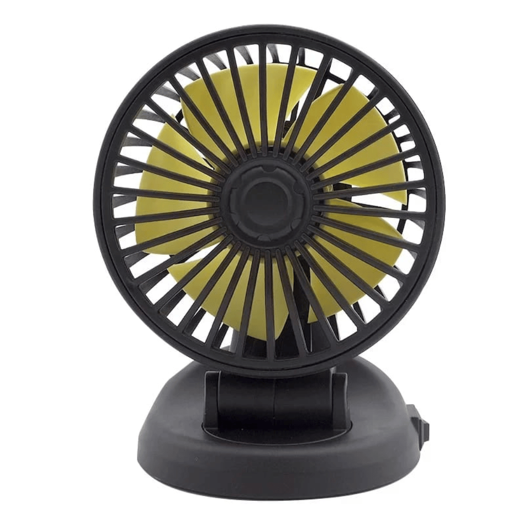 Portable Car Cooling Fan Multi Angle Rotatable with USB cable