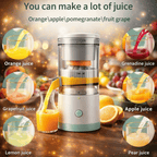 Portable Electric Citrus Juicer Hands-Rechargeable Orange Lemon Grapefruit  Easy to Clean Juicer Machine