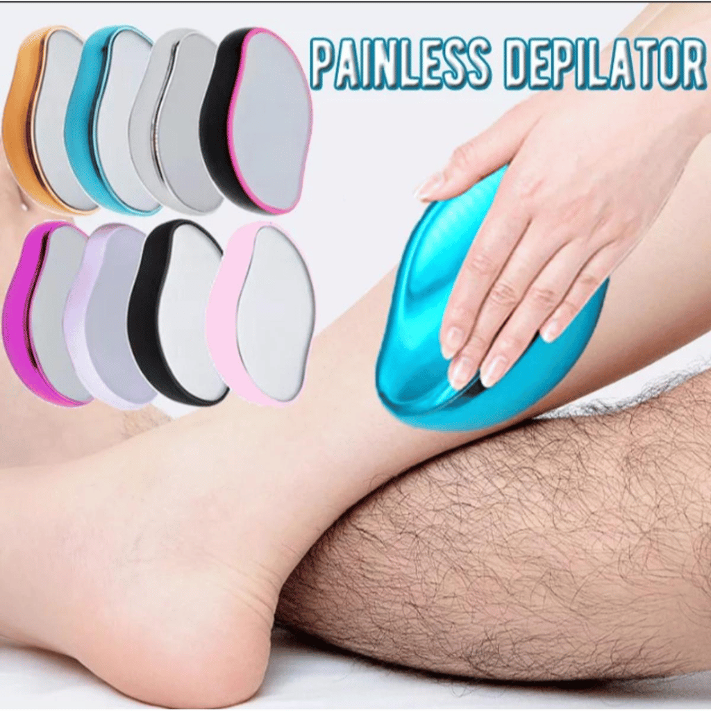 Portable Magic Hair Remover for Arms Legs Back For Ladies