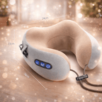 Portable Rechargeable U-Shaped Massager Pillow Car Cervical Massage Pillow