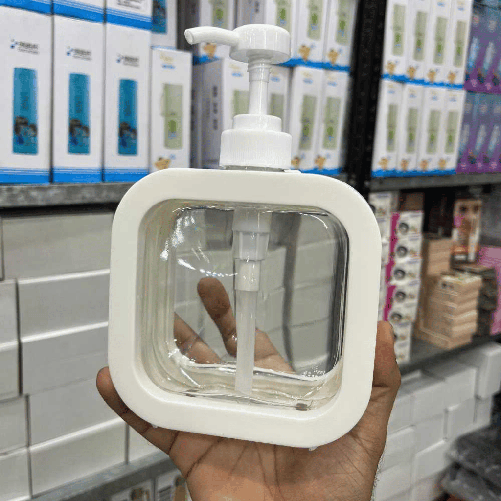 Portable Soap Dispenser Clear Dish Liquid Squeeze Bottle