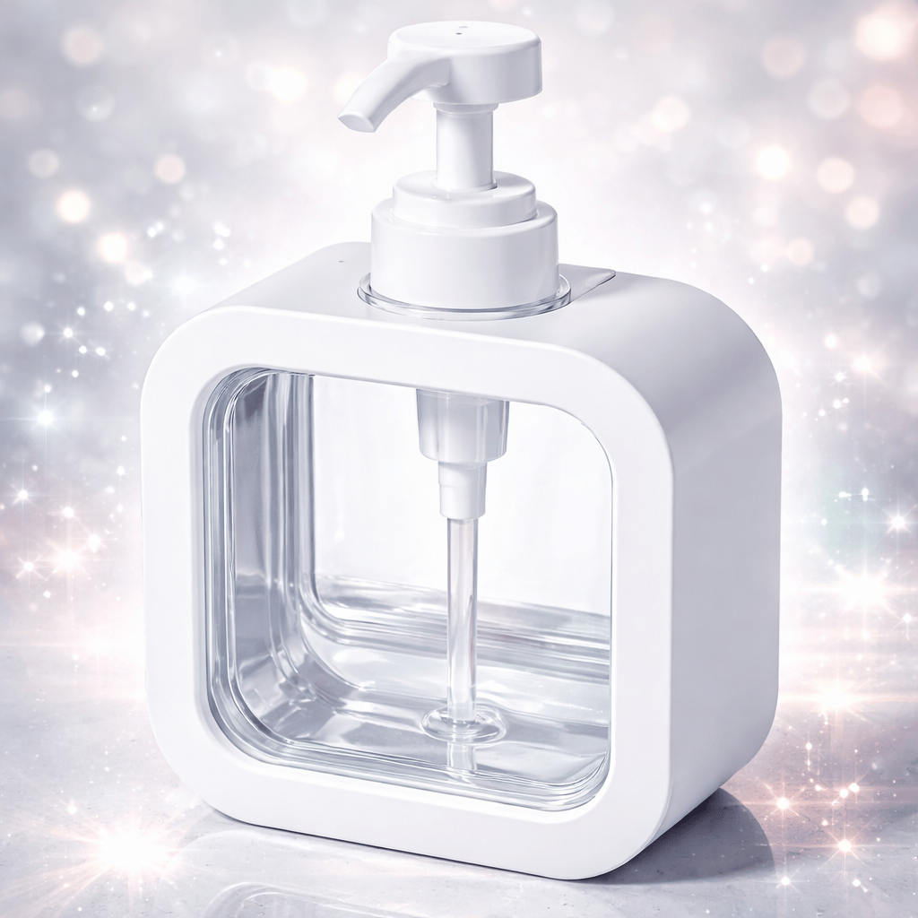 Portable Soap Dispenser Clear Dish Liquid Squeeze Bottle