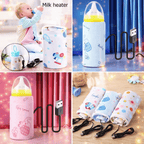 Portable USB Feeder Warmer Pouch | 42°C Constant Heating | Easy‑to‑Carry | Random Design