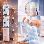 Portable USB Feeder Warmer Pouch | 42°C Constant Heating | Easy‑to‑Carry | Random Design