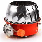 Portable Windproof Camping Stove (Without Gas Bottle) | Stainless Steel Outdoor Stove