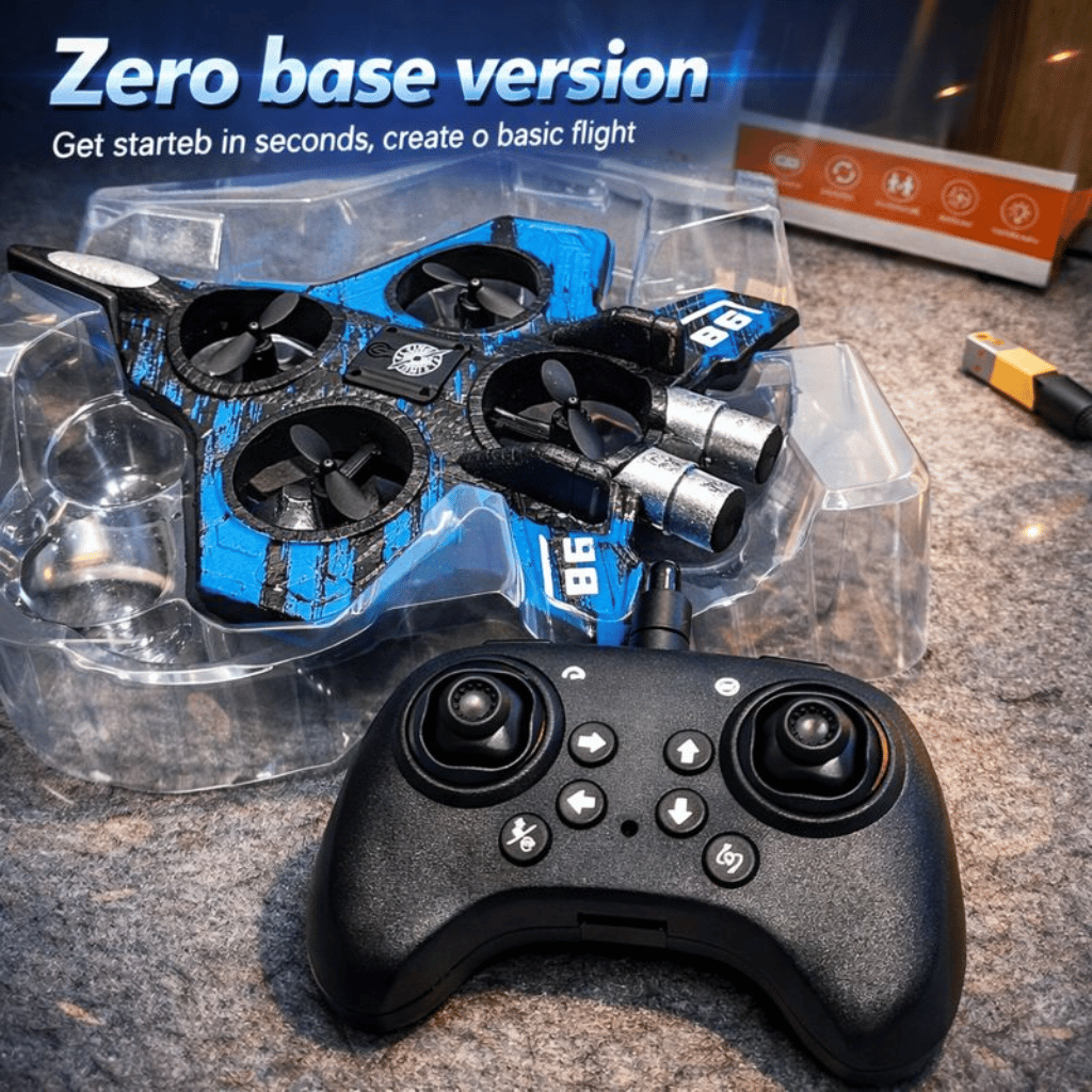 Premium RC Fighter Jet Plane – 2.4G Remote Control Foam Airplane Kids Toy with Lights