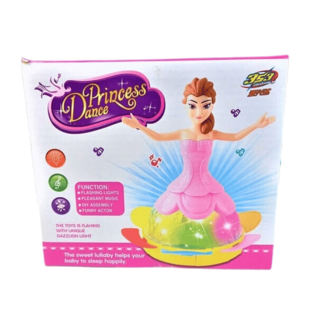 Princess Dancing Doll Toy with 3D Lights