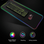 RGB Gaming Mouse Pad With RGB Lights