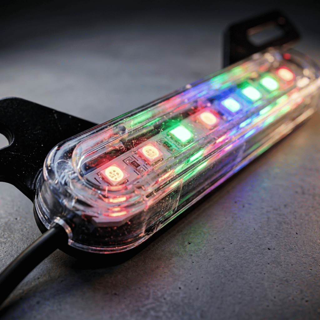 RGB Motorcycle License Plate Light Bar (12V)