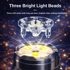 Rechargeable 3-LED Mini Flashlight – Portable Emergency Touch Light with Cable