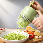 Rechargeable 4 In 1 Electric Vegetable Cutter With Multi Function Slicer Chopper