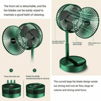 Rechargeable Portable Telescopic Folding Table Fan (Random Color)