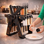 18 Empty Jar Spice Rack – Revolving Kitchen Organizer