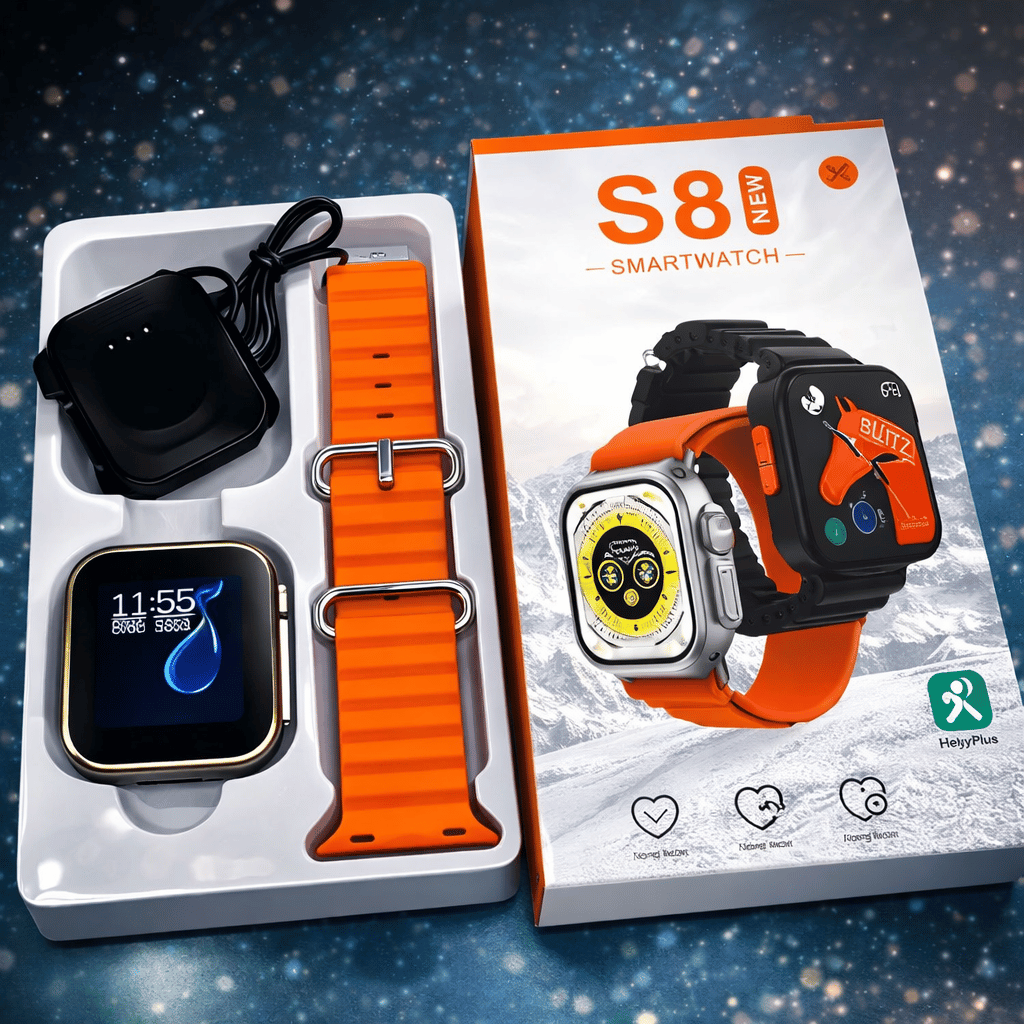 S8 Ultra Bluetooth Smart Watch for Men & Women (Random color)