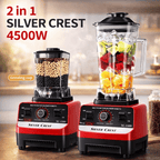 SC‑1589 Silver Crest Blender Ultra Heavy duty Blender Machine 2 in 1 Multifunctional Blender