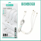 SOVO High Quality 3-in-1 Fast Charging Type-C Cable