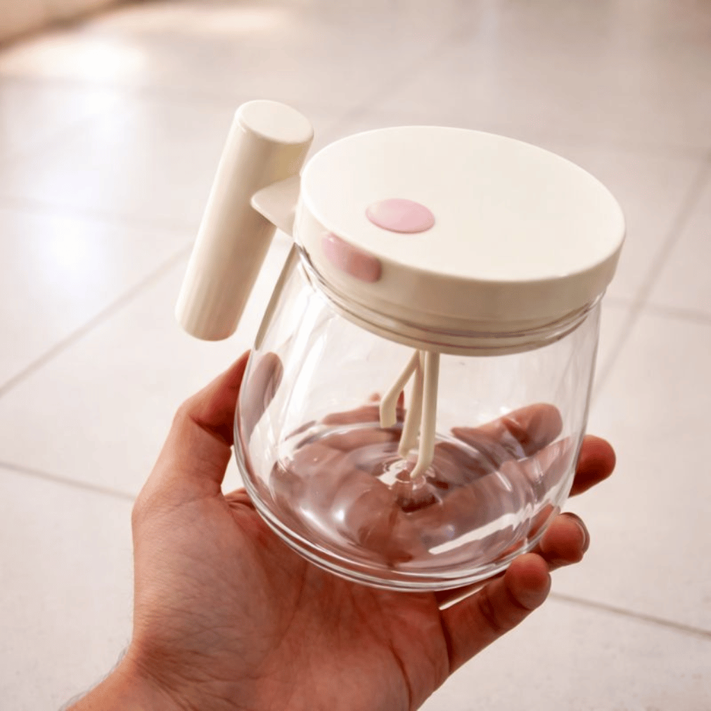Self Stirring Coffee Mug, Glass Electric High Speed Mixing Cup