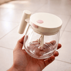 Self Stirring Coffee Mug, Glass Electric High Speed Mixing Cup