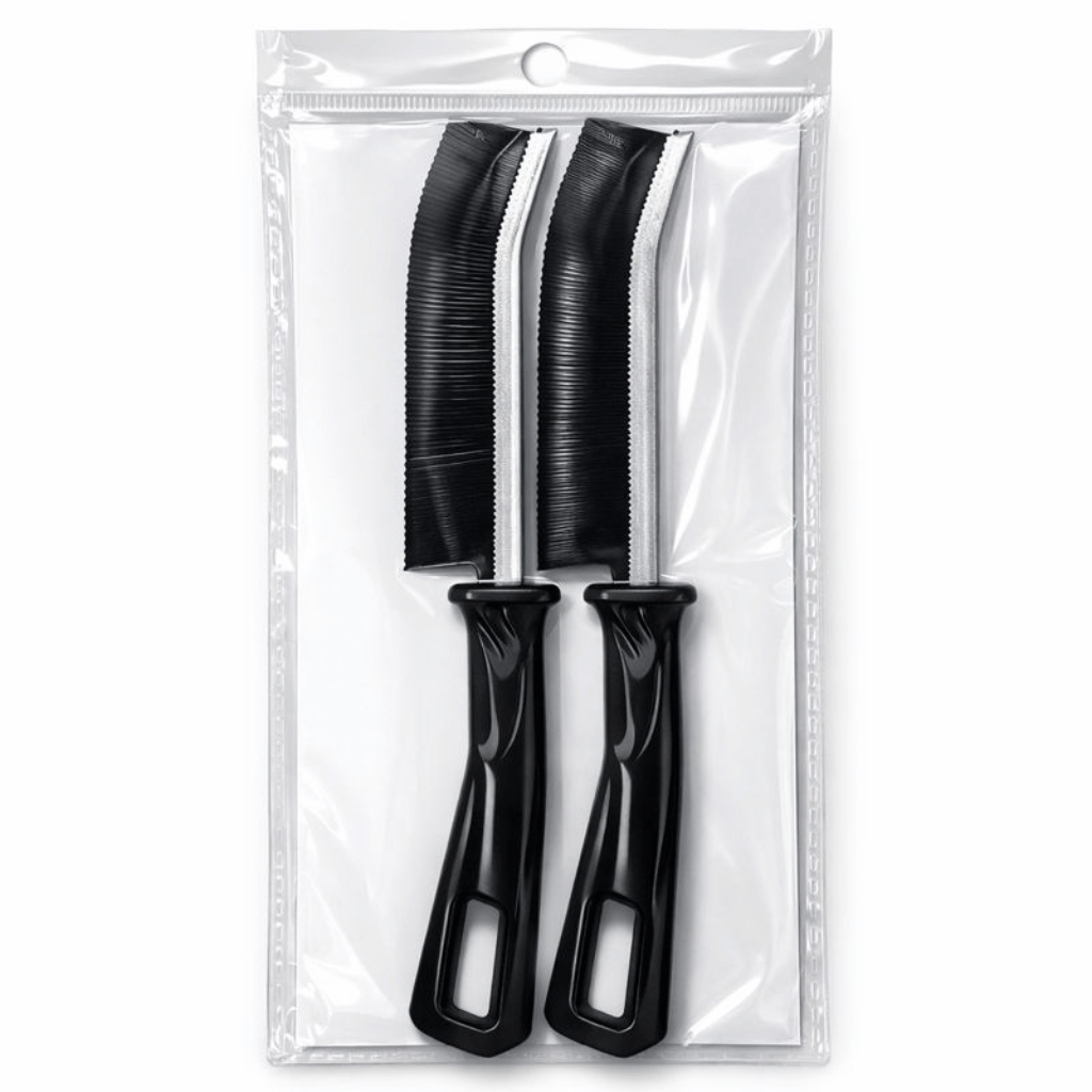 Set of 2 Gap Cleaning Brushes  (9 Inch Lengh 0.75 Inch Width)
