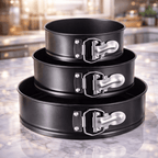 Set of 3 Nonstick Round Shape Cake Mould Cake Pan for Baking