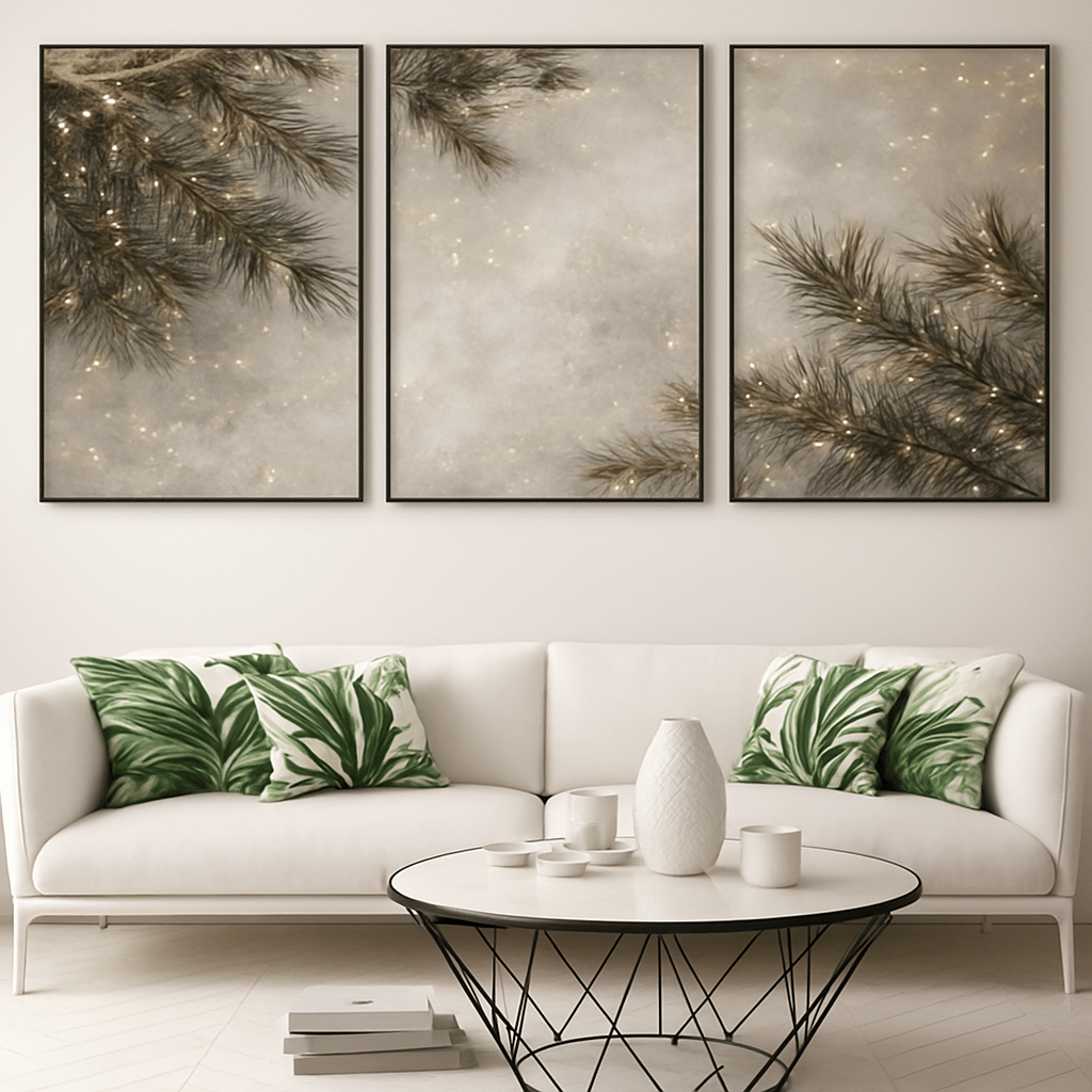 Set of 3 Wall Art Wooden Phototile Frames for Wall Decor