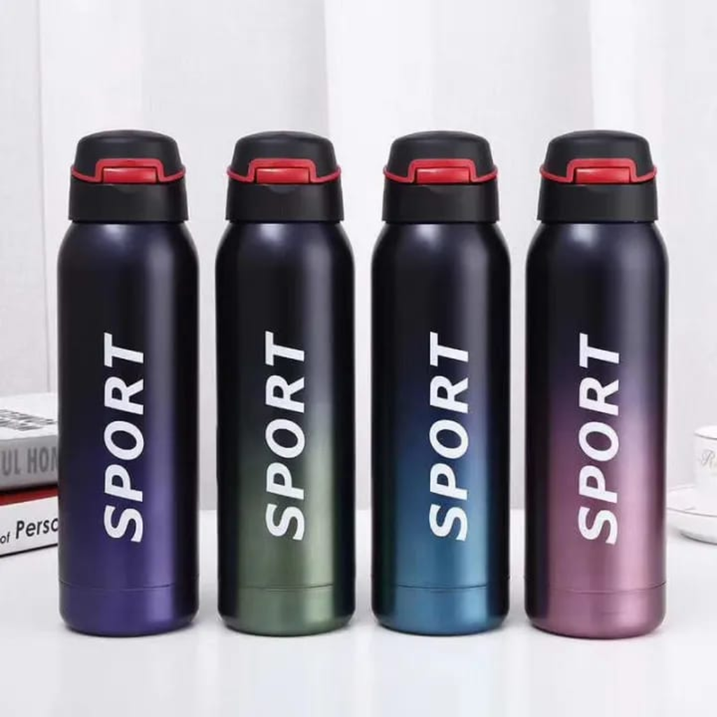 Stainless Steel Double Wall Vacuum Flask | 500 ml Sports Water Bottle