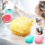 Silicone Bath Body Brush | Exfoliating Scrub with Soap Dispenser