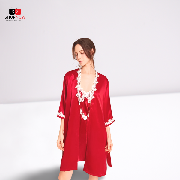Silk Bridal Sleepwear Padded