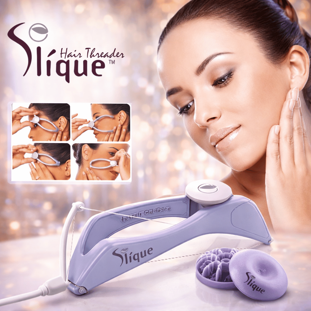 Slique Hair Remover, Hair Removal Tool,Threading Beauty Tool for Women