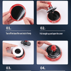 Solar Powered Speech Rocket Car Air Freshener – Rotating Solar Fragrance Diffuser