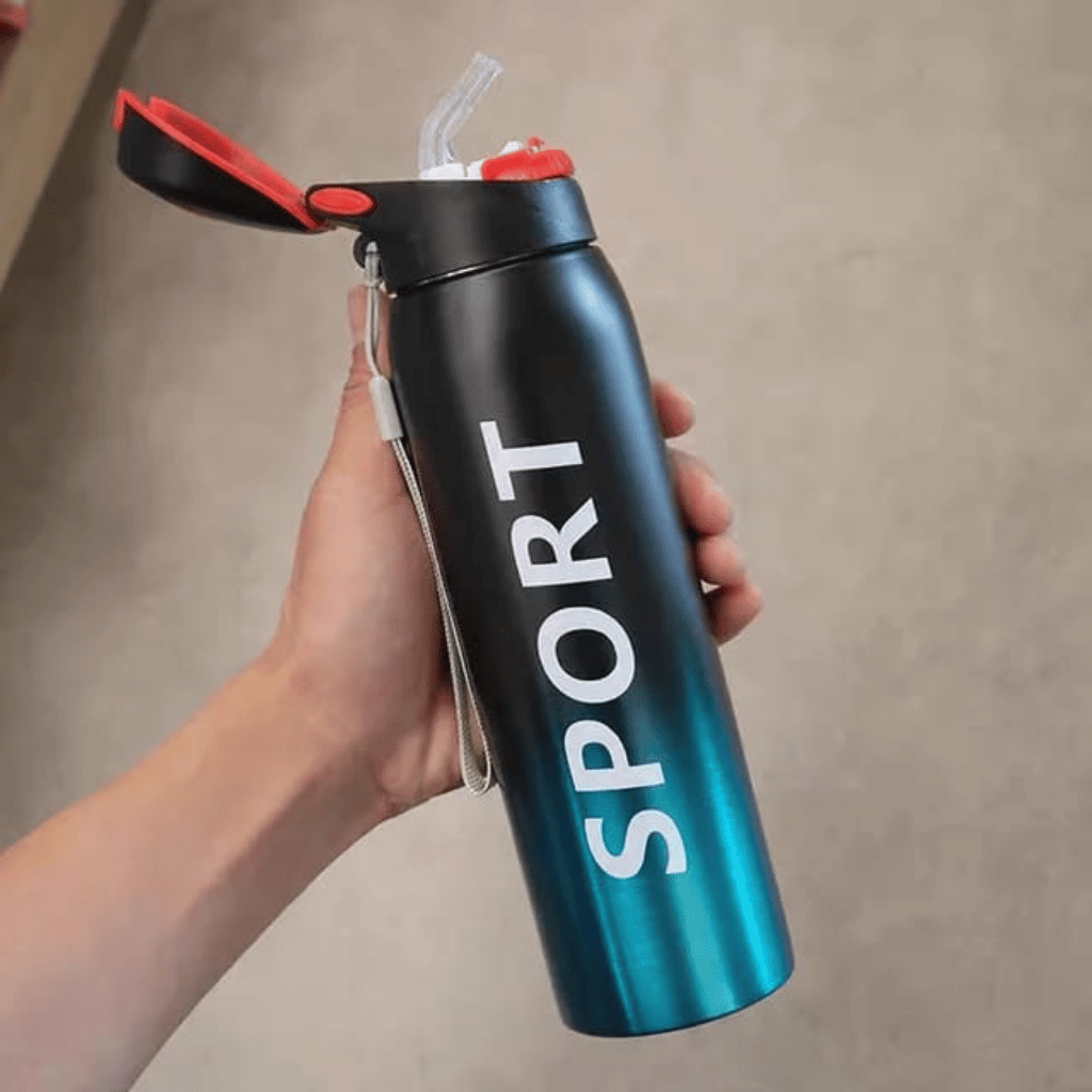 Stainless Steel Double Wall Vacuum Flask | 500 ml Sports Water Bottle