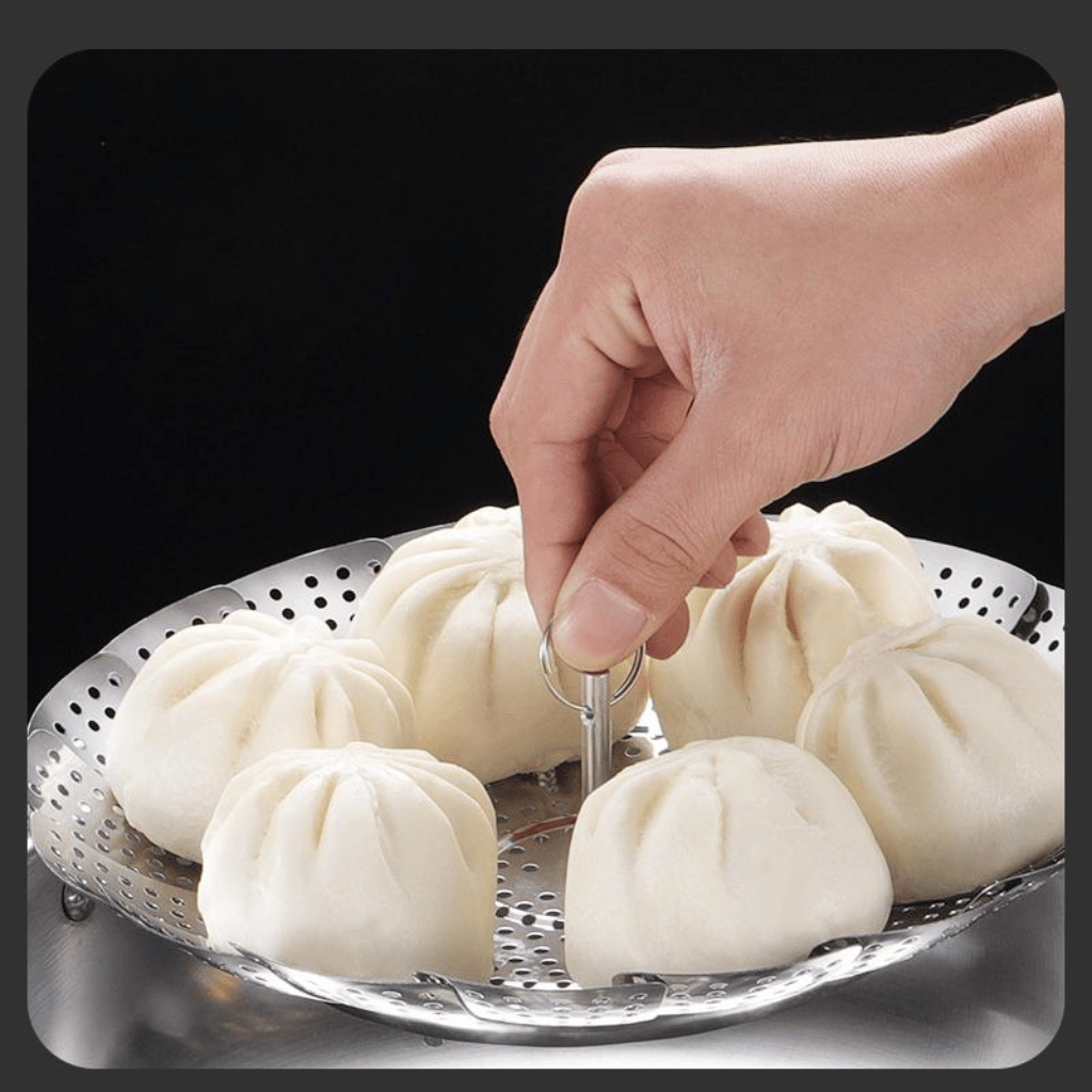 Stainless Steel Folding Vegetable Steamer Basket