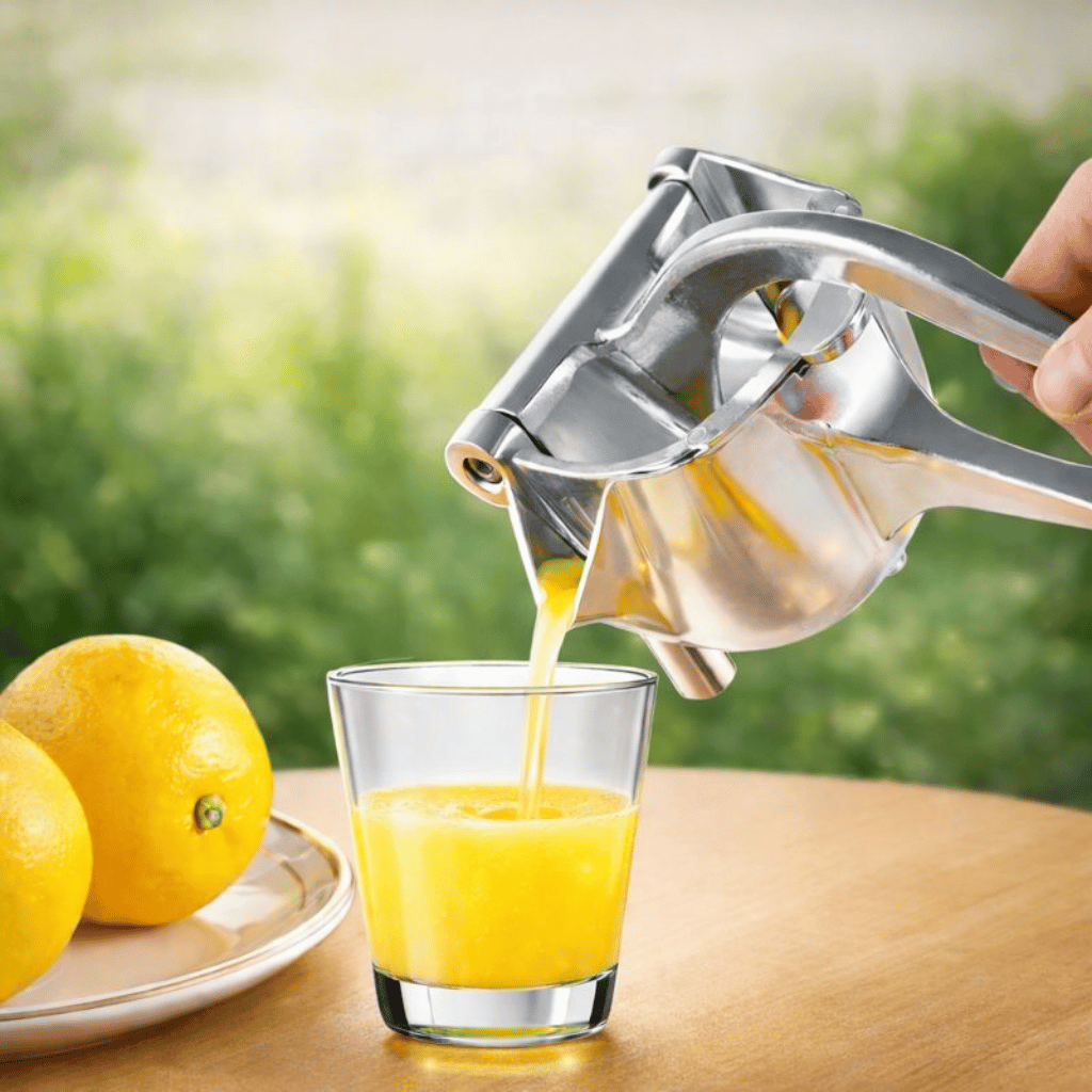 Stainless Steel Lemon Orange Clip Handheld Fruit Juicer