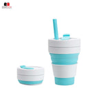 Stylish Collapsible Coffee Cup Silicone with Lid