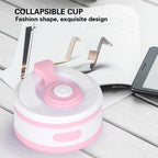 Stylish Collapsible Coffee Cup Silicone with Lid