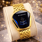 Stylish Mens Quartz Watch With Chain Strap Elegant