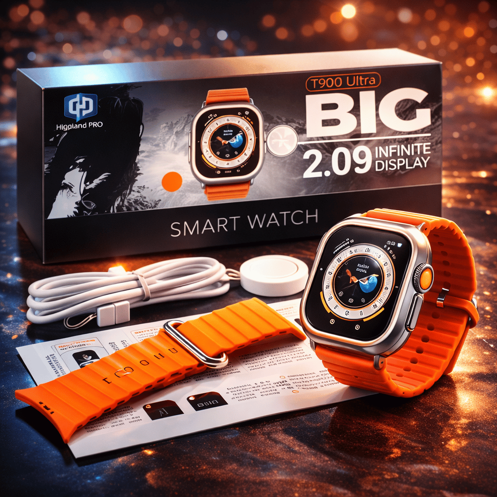 T900 Ultra Smart Watch - 2.09 Infinite Display - 49MM Dial Size (Random Color)