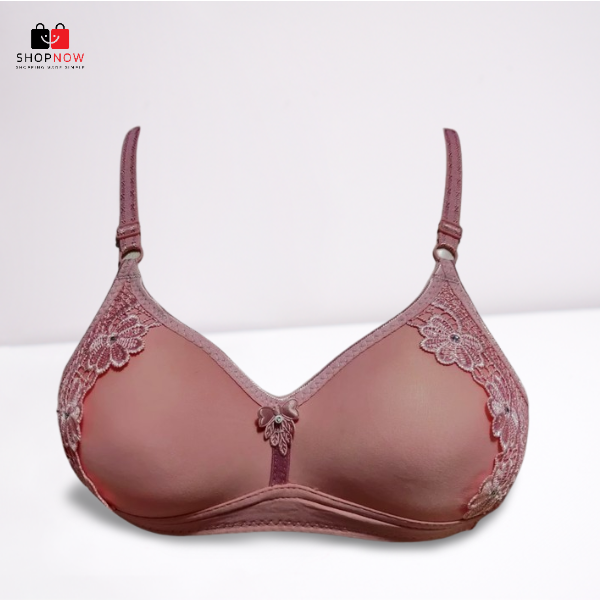 Teenage Girls Side Lace Cup Bra