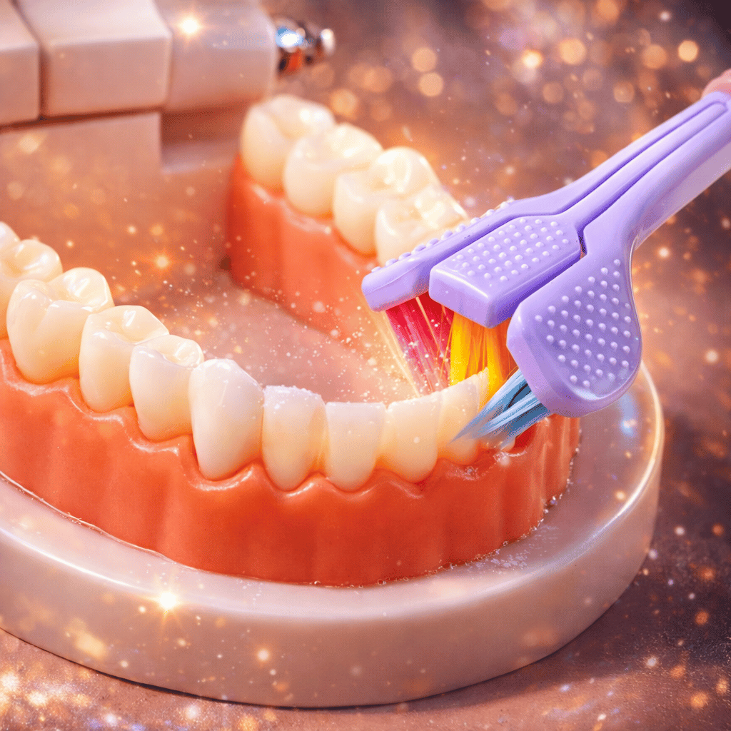 Three-Sided Ultra Soft Bristle Toothbrush – Gentle Oral Care Safety Teeth Cleaning Brush | Pack of 2