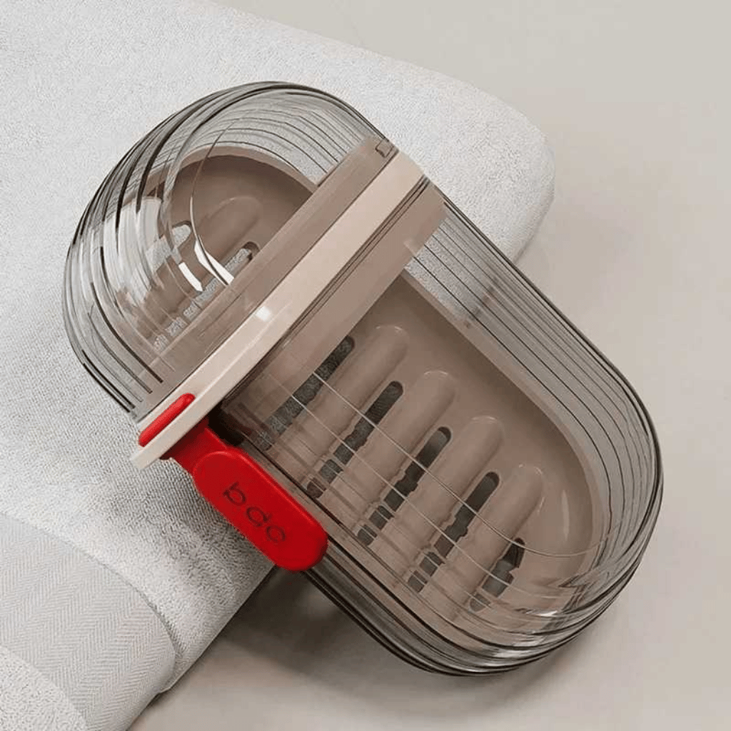 Travel Soap Dish With Drain Water Case Storage Box