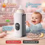 Portable Rechargeable Baby Feeder Warmer | Bottle Warmer – Mini & Travel-Friendly Milk Heater for Babies